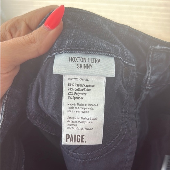 Like New PAIGE Huston Ultra Skinny Jeans - Picture 8 of 9